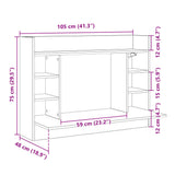 FlexDesk™ 41" Wall-Mounted Folding Desk