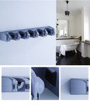 GripLite™ Plastic Wall-Mounted Broom & Mop Holder