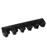 GripLite™ Plastic Wall-Mounted Broom & Mop Holder