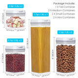 FreshSeal™ 7-Piece Airtight Food Storage Containers – Pantry Jars