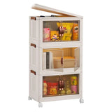 StackSmart™ Foldable Rolling Storage Bins – 3 Piece Stackable Set