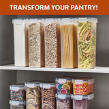 FreshSeal™ Airtight Pantry Storage Containers – 15-Piece Set
