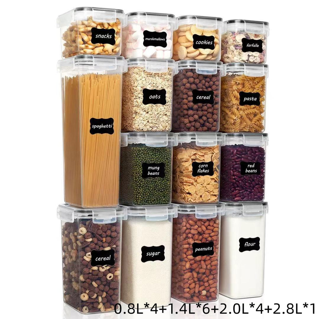 FreshSeal™ Airtight Pantry Storage Containers – 15-Piece Set