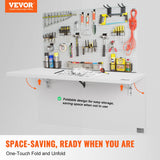 FlexDesk™ Wall-Mounted Folding Table