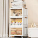 StackSmart™ Foldable Rolling Storage Bins – 3 Piece Stackable Set